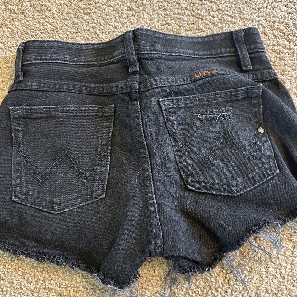 Women's Charcoal Jean Shorts